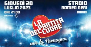 la partita del cuore per la romagna